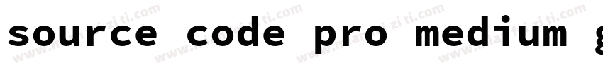 source code pro medium g9字体转换